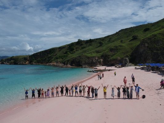 pink beach